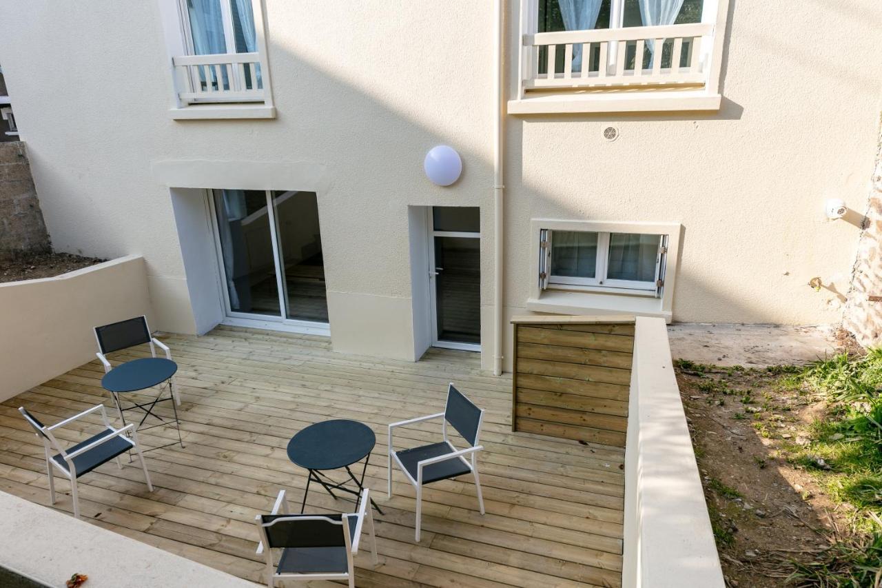 La Belle Poule : Chambre Spacieuse Avec Sdb Privative, Cuisine Et Salon Partages, Terrasse, Proche Facs Et Centre Brest Dış mekan fotoğraf