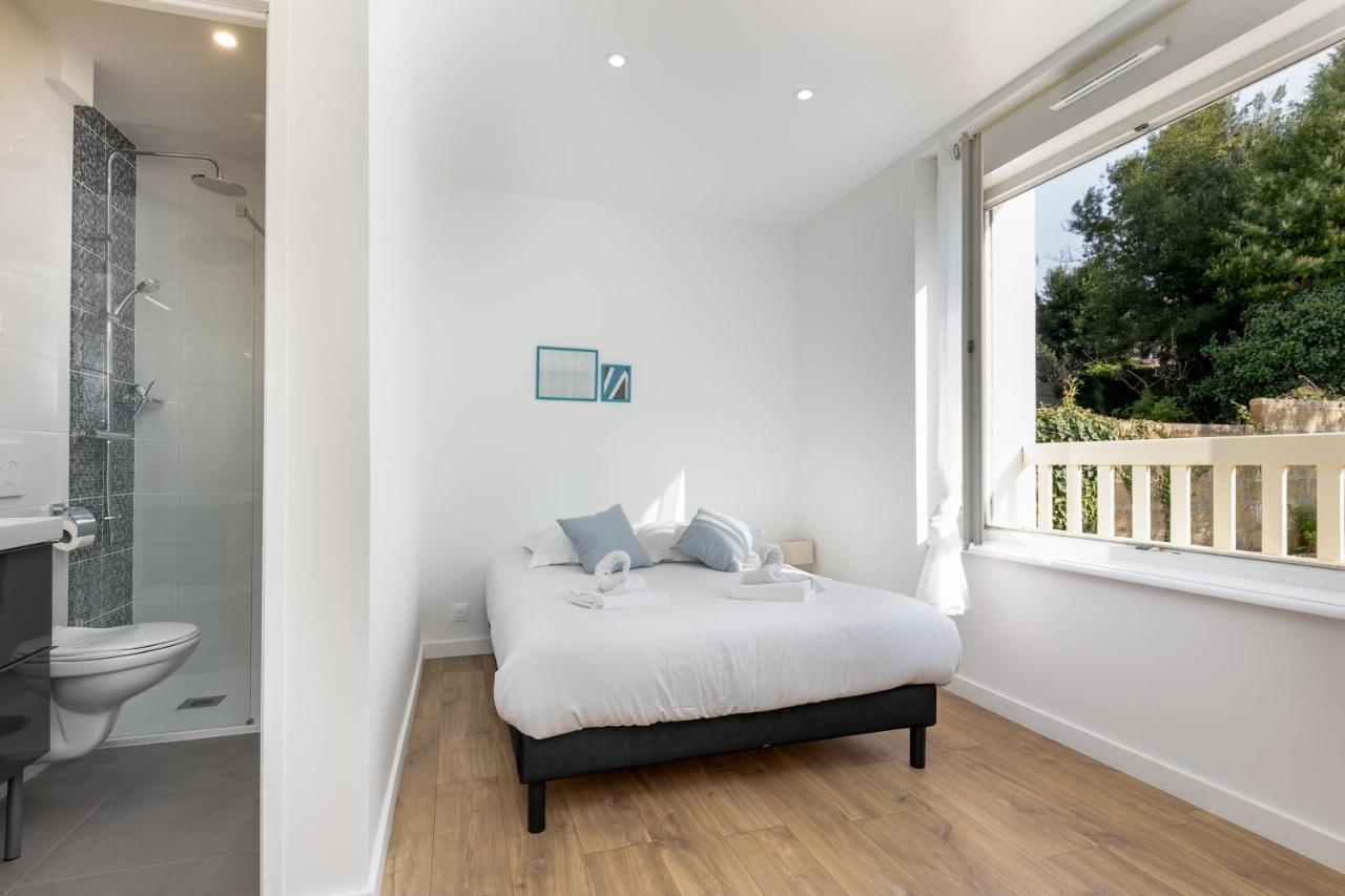 La Belle Poule : Chambre Spacieuse Avec Sdb Privative, Cuisine Et Salon Partages, Terrasse, Proche Facs Et Centre Brest Dış mekan fotoğraf